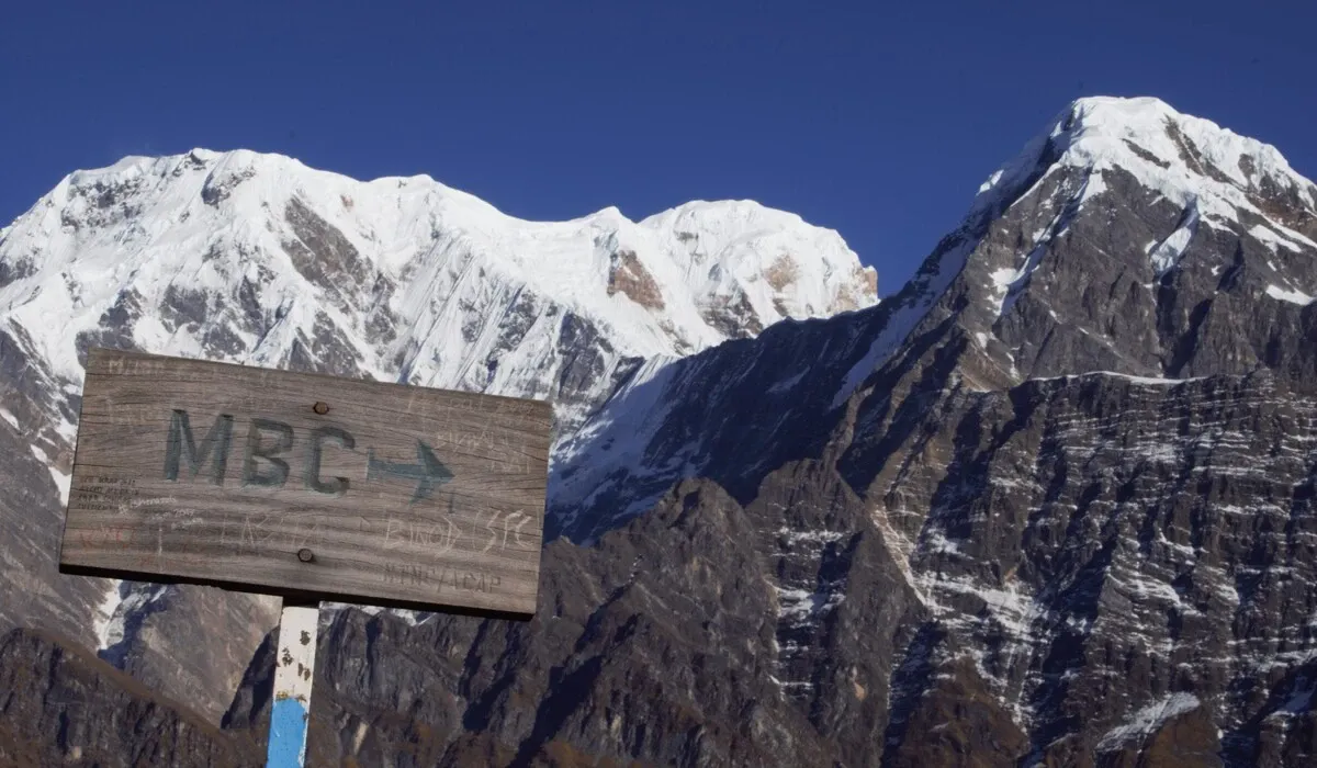 Annapurna Range view from Mardi Himal