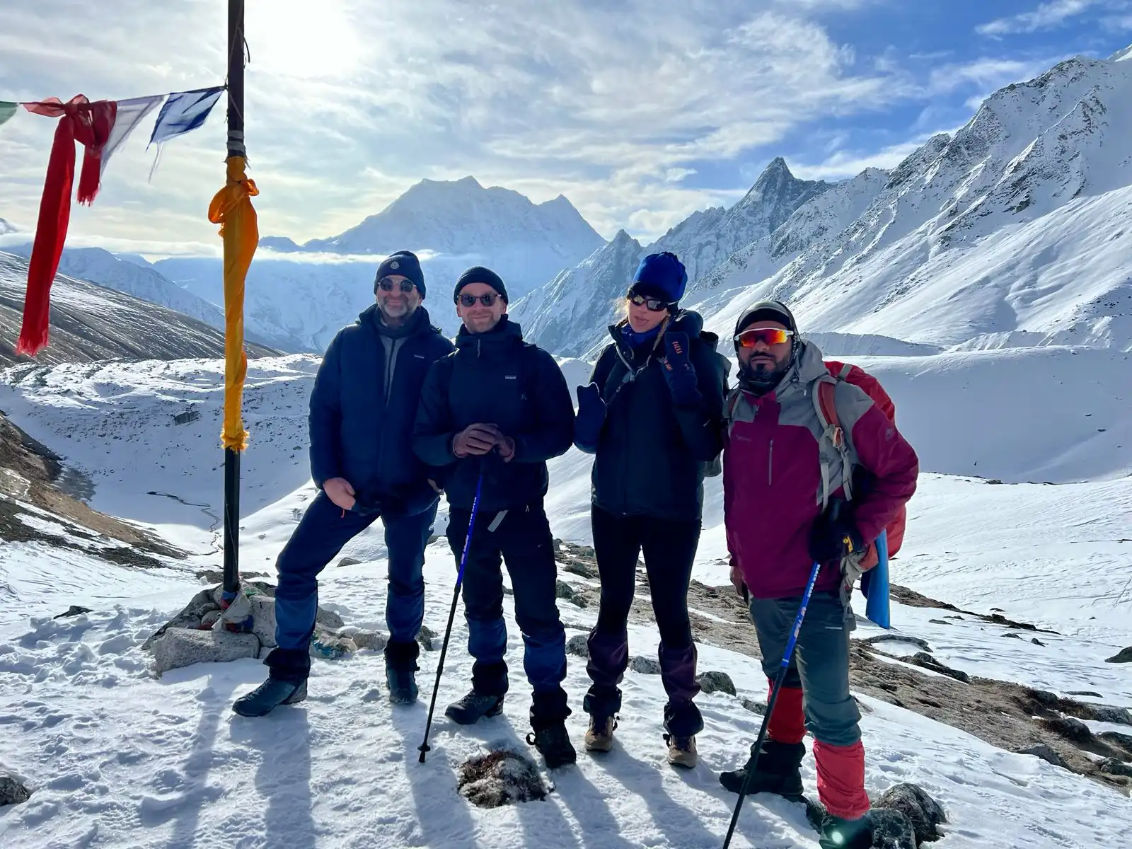 Trekkers at Manaslu Area