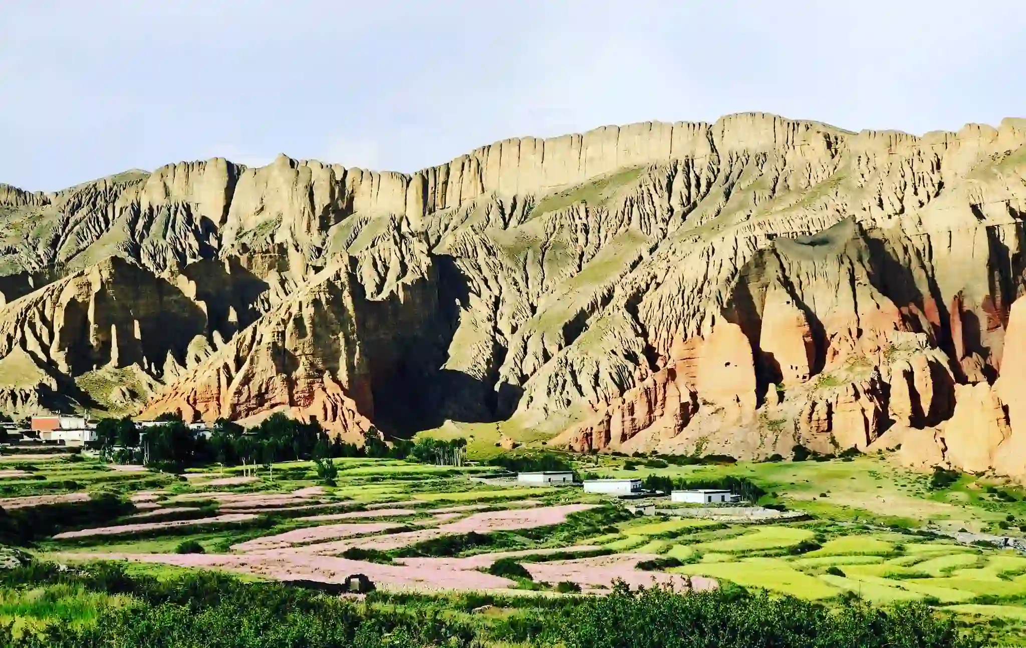Small Village on Upper Mustang Trek